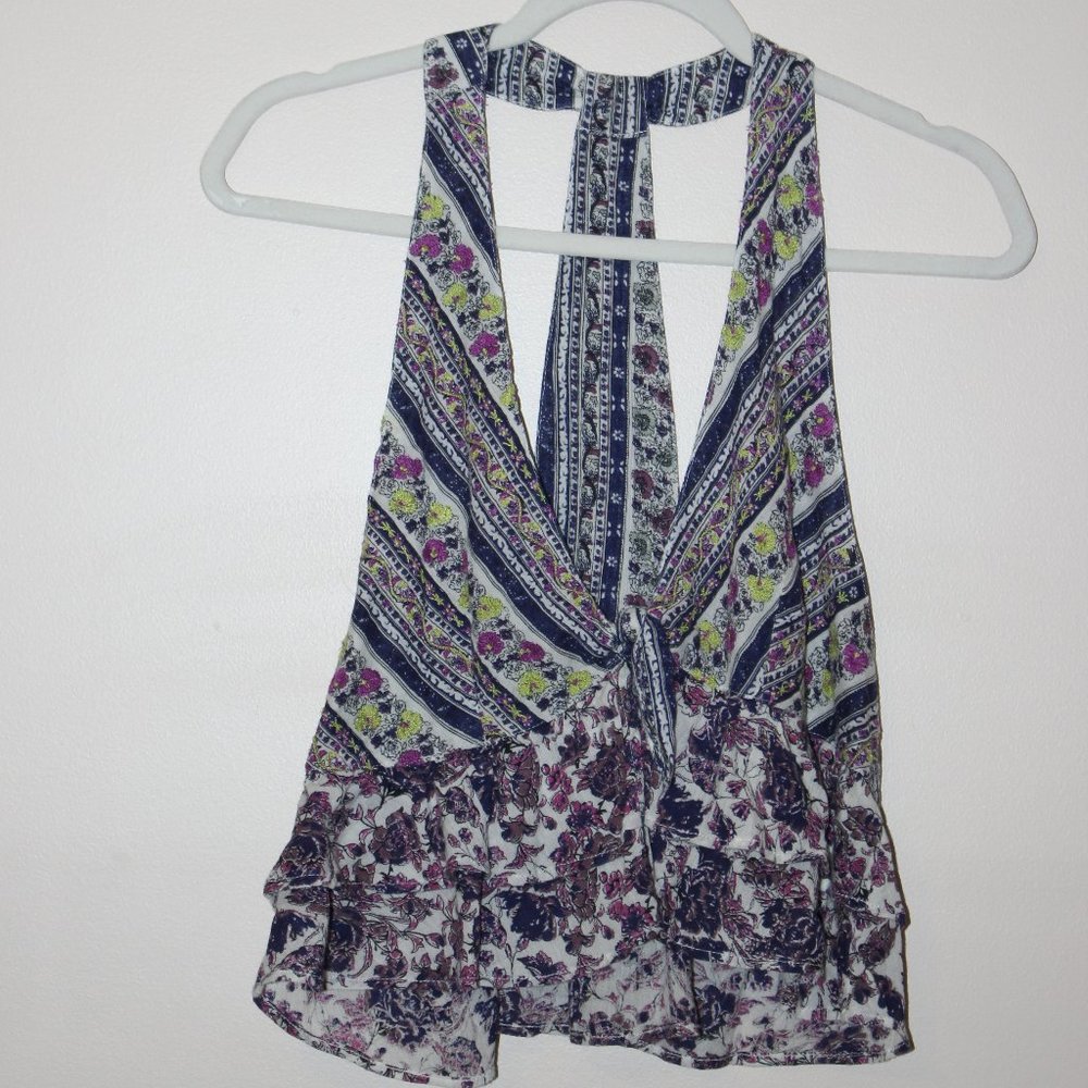 Free People floral tank top